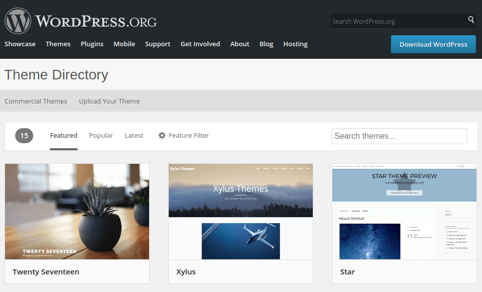 WordPress Theme Repository