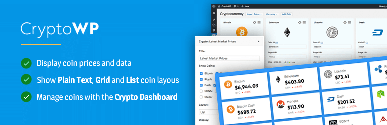 Cryptocurrency WordPress Plugins