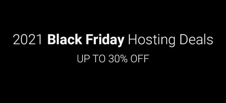 2021 Black Friday Hosting Deals