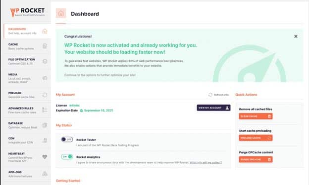 Page Caching with Litespeed Cache