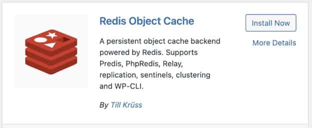 Redis Object Cache Plugin for WordPress
