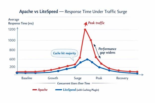 Viral article traffic pattern and server response