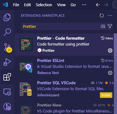 Best VS Code Extension