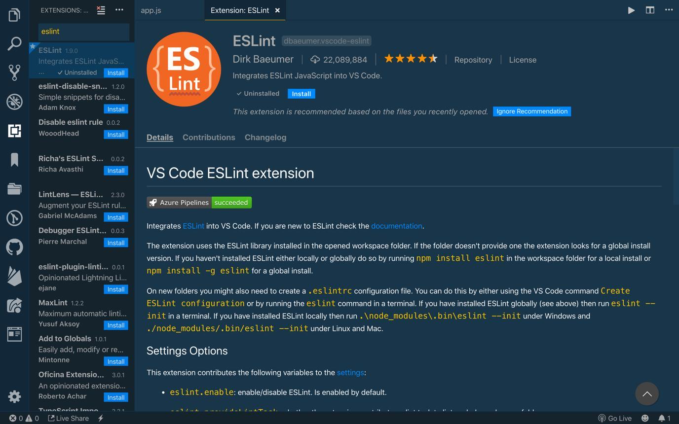 Best VS Code Extension