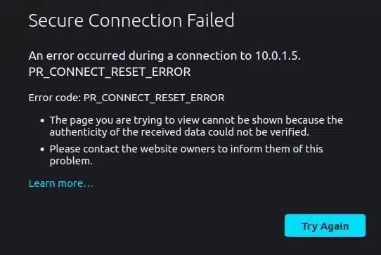 How to Fix PR_CONNECT_RESET_ERROR in Firefox