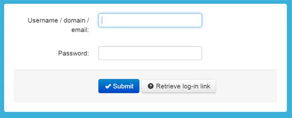 SpamPanel-Login