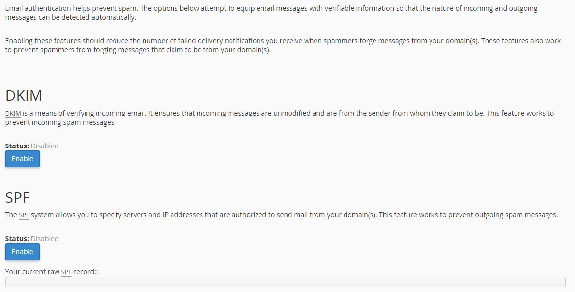 How To Enable Spf And Dkim In Cpanel Veerotech Kb