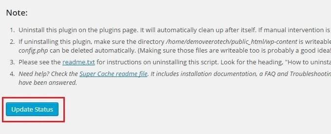 wp-super-cache-advanced-update-status