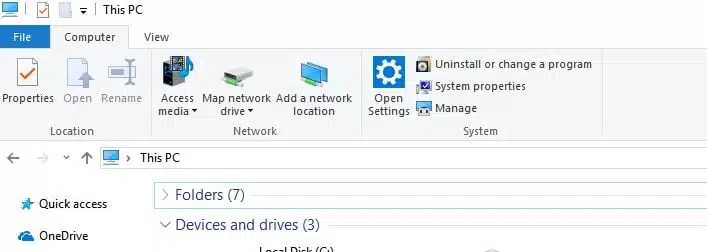 Create the Mapped/Network Drive in Windows 10