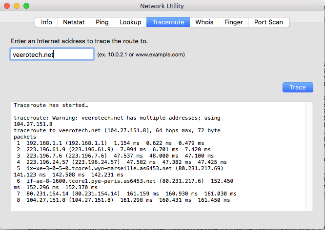 My Traceroute For Mac