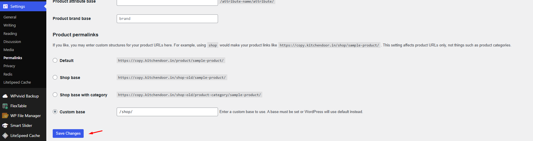 WordPress Admin Dashboard