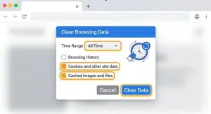 ERR_CACHE_MISS Error in Google Chrome